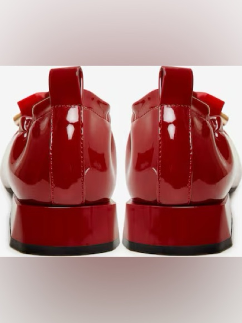 BONAVI PATENT LEATHER LOAFERS! GORGEOUS LIKE NEW CONDITION! - Picture 5 of 5